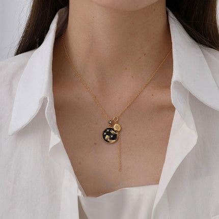 Vintage Black Necklace for Women Gothic Fashion Jewelry Statement Choker Gift