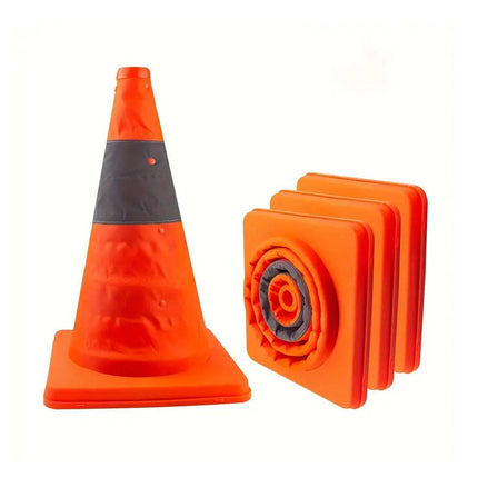 Folding Reflective Traffic Barrier Cone for Road Emergency and Expansion Control