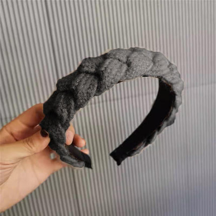 Women Ladies Twist Braid Hairband Wide Hairband Hoop Accessories Head Band Party - Aimall