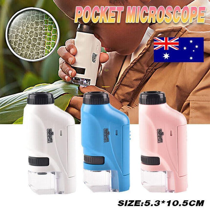Pocket Microscope Science Toys Educational Microscope Kit for Kids Portable TM - Aimall