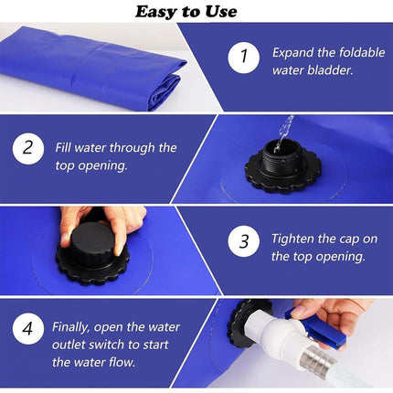 110L Large Capacity Water Storage Bladder Bag for Vehicle Outdoor Agriculture