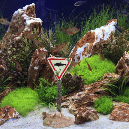 Fish Tank Aquarium Decorations Cartoon Resin Ornaments Hiding House Coral Mark