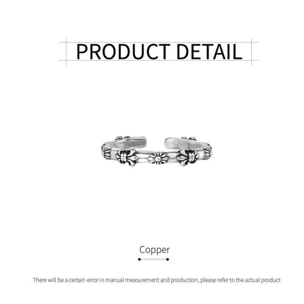 Vintage Adjustable Open Ring Retro Fashion Jewelry Women Girls Classic