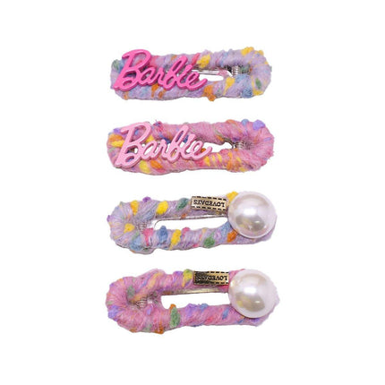 Colourful Knitted Hair Clip Fashion Hair Accessory for Women Cute Bangs Clip