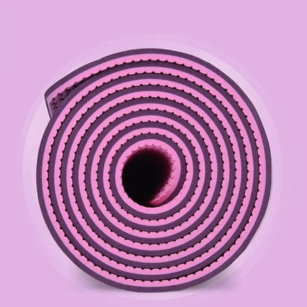 TPE Yoga Mat Eco Friendly Exercise Fitness Gym Pilates Non Slip Dual Layer Aimall
