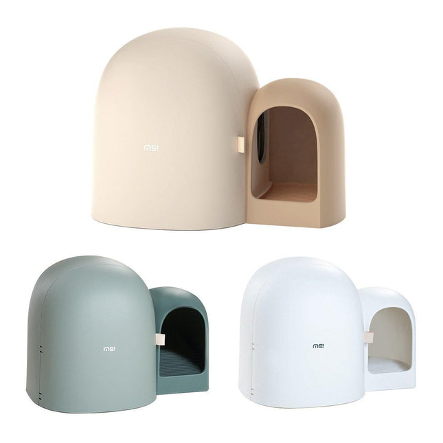 Fully Enclosed Cat Litter Box Large Small Deodorant Anti-Splash Sand Tray Toilet