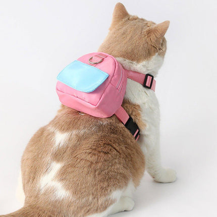 Pet Backpack Cartoon Dog Bag Outdoor Travel Small Pet Carrier Bag Supplies