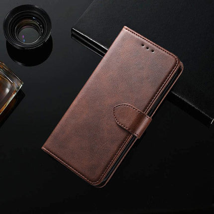 Brown Wallet Leather Flip Case Cover For iPhone 7 8 6 6S Plus X 11 12 13 Pro XS Max XR - Aimall