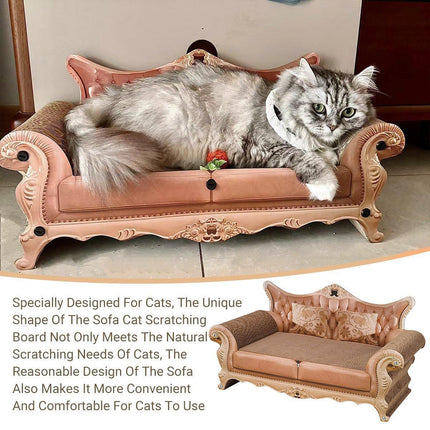 Cat Sofa Scratcher Furniture Protector Anti-Scratch Chaise Lounge Bed Cat Toy