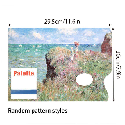 2PCS Double Sided Disposable Paper Palette Tear Wash Free for Acrylic Oil Paint