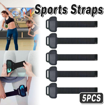 5pcs Adjustable Elastic Leg Straps for Switch Sports Game Accessories Fitness