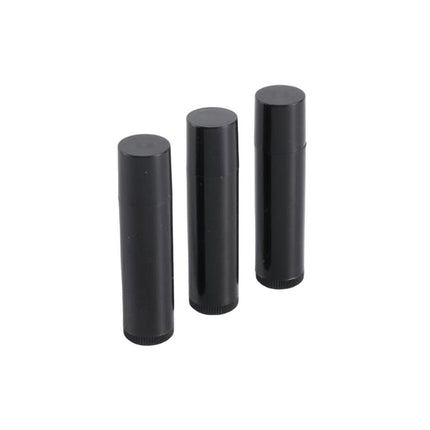 50pcs Lip Glaze Tubes Round Refillable PP Material Lip Balm Containers Red Tube