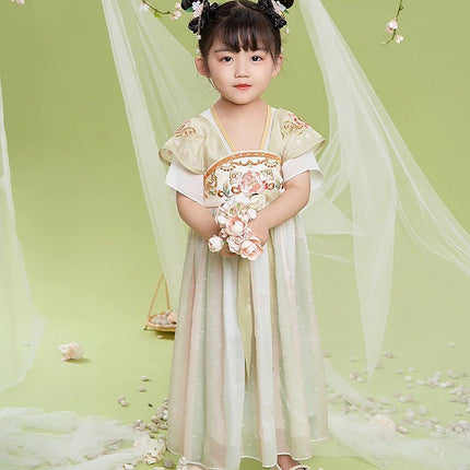 Traditional Chinese Girl Dress Hanfu Style for Performances and Daily Wear