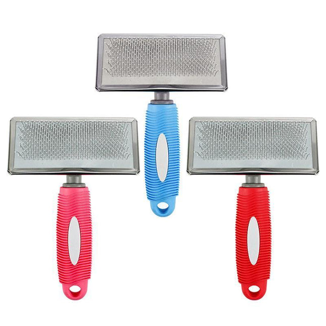 L Szie Hair Shedding Grooming Trimmer Comb Brush Slicker Undercoat Rake Pet Dog Cat - Aimall