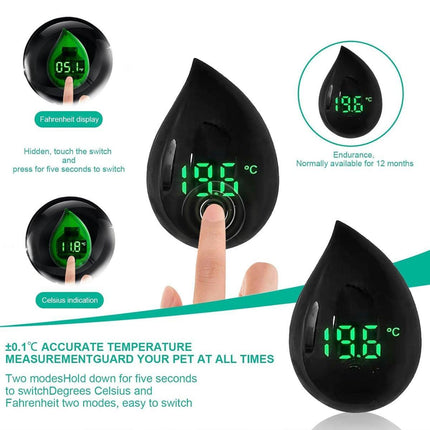 Mini Digital Fish Tank Thermometer High Precision Aquarium Temperature Gauge