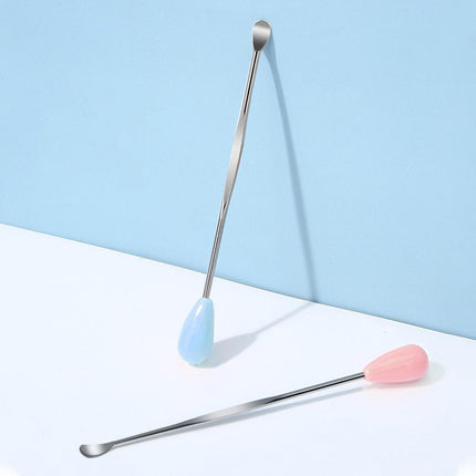 Stainless Steel Earpick Scoop Reusable Earwax Removal Tool Cleaner Kit Unisex