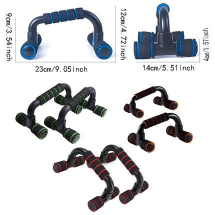 H Shaped Push Up Bars Home Fitness Equipment for Chest Arm Shoulder Training