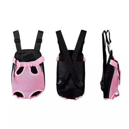 L Size Pet Carrier Dog Cat Puppy Front Back Backpack Shoulder Carry Sling Pouch Bag - Aimall