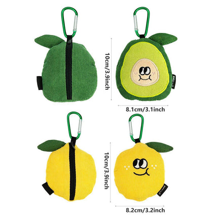 Cartoon Fruit Shopping Bag Cute Doll Folding Eco-Friendly Pendant Tote Bag