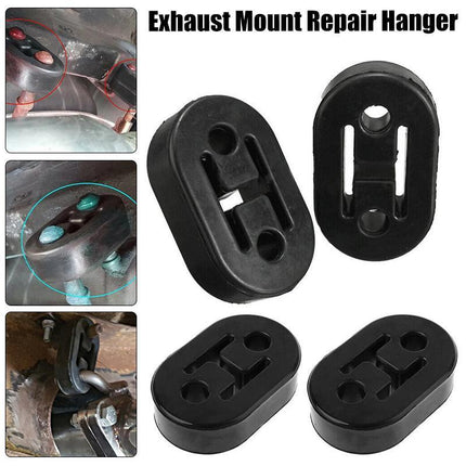 4PCS Exhaust Mount Repair Hanger Bracket Heavy Duty Rubber Replacement Universal - Aimall