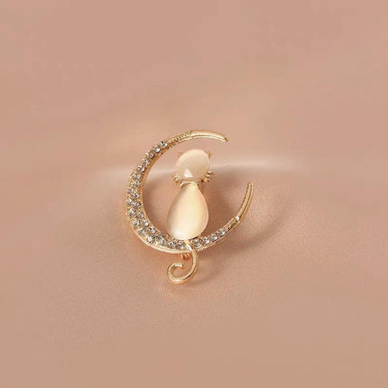 Exquisite Suit Brooch Women's Accessories Luxury Zircon Corsage - Aimall