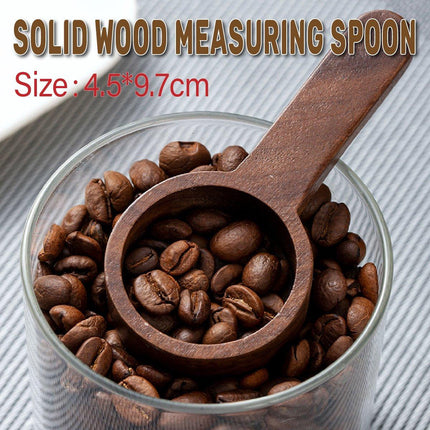 Black Walnut Measuring Bean Spoon Solid Wood Gram Coffee Milk Powder Gram Weight