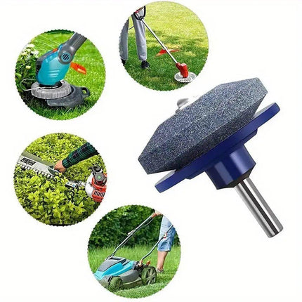 5PCS Lawn Mower Blade Sharpener Wind Powered Balancer Hardware Sharpening Tool