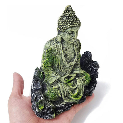 Easter Island Aquarium Ornaments Roman Antique Resin Statue Reptile Decoration