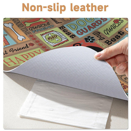 Waterproof Pet Floor Mat Carpet For Dog Cage Feeding Area Anti Slip Washable