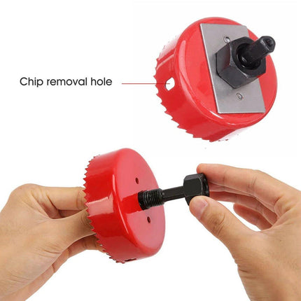 18X Hole Saw Drill Bit Kit Set Holesaw Wood Sheet Metal Timber Woodworking Tool - Aimall