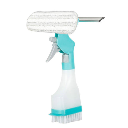 4in1 Window Cleaning Tool Multifunctional Home Wiper Glass Cleaner Scraper Kit