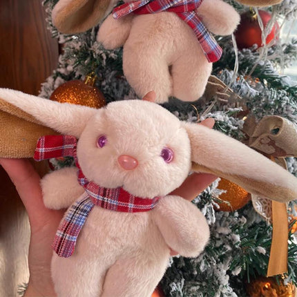 Cartoon Rabbit Doll Plush Toy Key Chain Accessories Bag Pendant Gift Keychain - Aimall