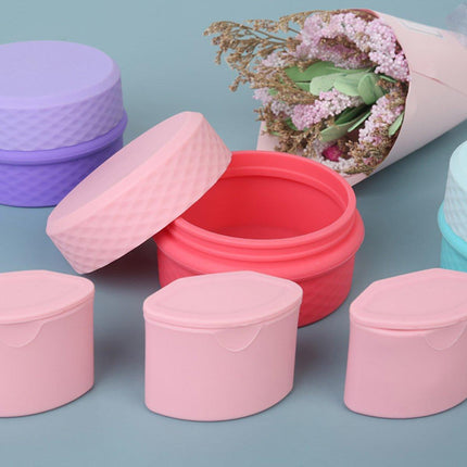 Silicone Jewelry Storage Box Portable Travel Packaging Outdoor Organizer