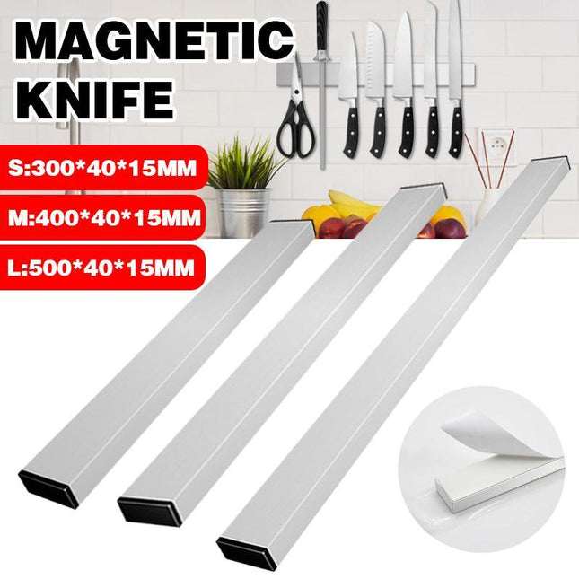 40/50cm Stainless Steel Magnetic Knife Rack Holder Knives Tool Shelf Magnet NEW - Aimall