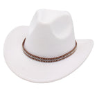 Western Cowboy Hat American  Jazz Hat for Men Women Upside Down Top Hat