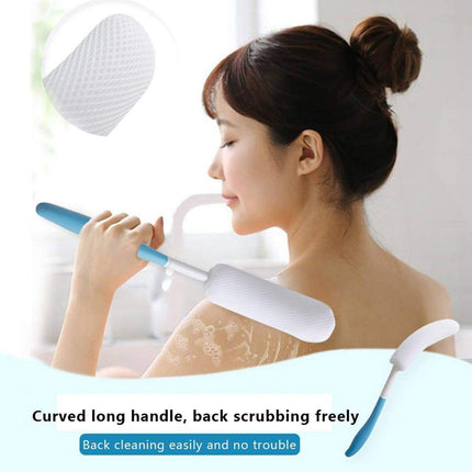 Long Handle Bath Brush Sponge Back Scrubber for Shower Adult Body Cleaning Tool