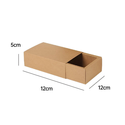 Kraft Paper Drawer Box Packaging Gift Storage Organiser Small Kraft Boxes