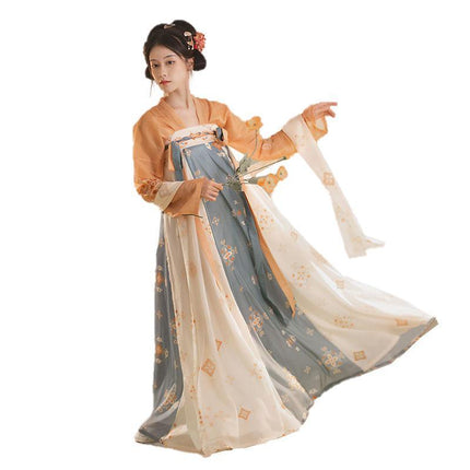 Hanfu Dress Women Ancient Chinese Traditional Hanfu Female Fairy Spring/Summer - Aimall