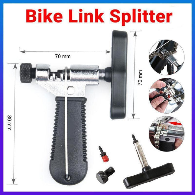 Bicycle Chain Breaker Tool Bike Link Splitter Cutter Connect Pin Remover Repair - Aimall