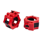 50mm Barbell Clamp Collar Clip Olympic Weightlifting Lift Spring Lock - Aimall