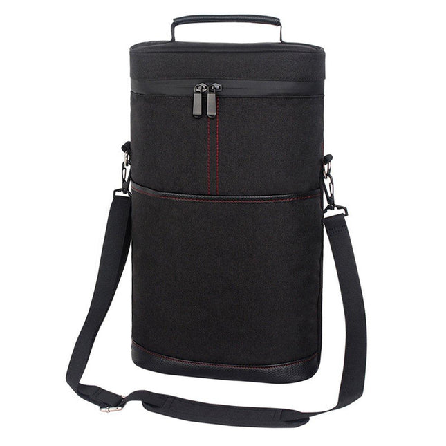 Outdoor Portable Wine Barrel Bag Insulated Picnic Bag for Red Wine Storage
