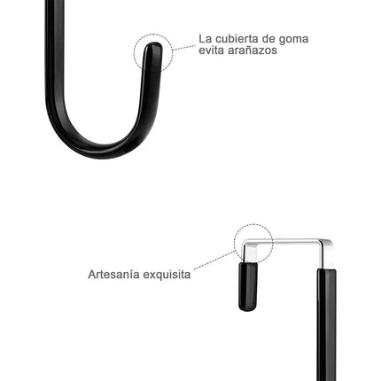 10PCS Adjustable Over the Door Hanger Hooks Organizer for Front and Back Doors