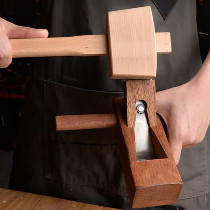 DIY Leather Craft Tools Square Solid Wood Hammer Mallet for Leatherworking