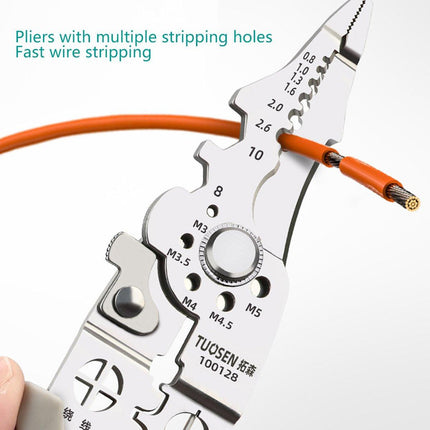Multifunctional Wire Stripper Pliers Electric Cable Crimper and Cutter Tool Set