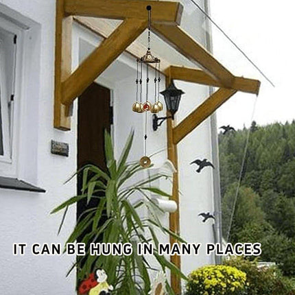 Metal Bell Wind Chime Pendant Outdoor Hanging Decoration Garden Patio Decor