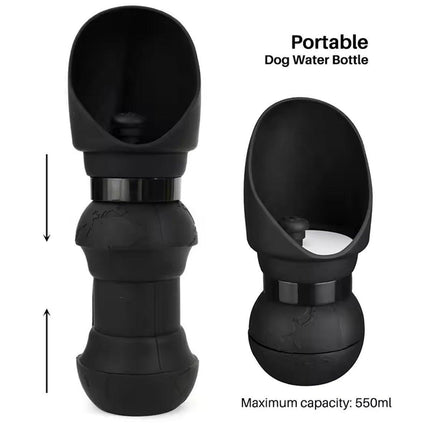 550ml Portable Dog Water Bottle Pet Travel Kettle Foldable Outdoor Drinking Cup