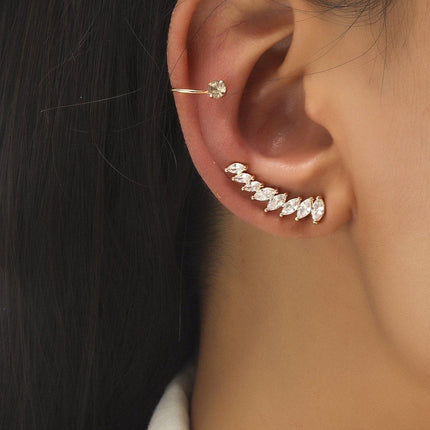 Simple Ear Clips No Piercing Stud Earrings Set Non Pierced Fashion Jewellery