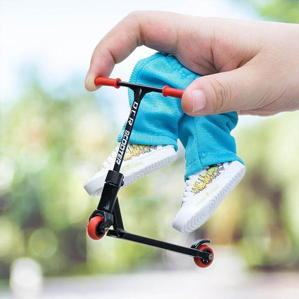 Mini Finger Skateboard Scooter Toy Kit With Finger Board Accessories - Aimall