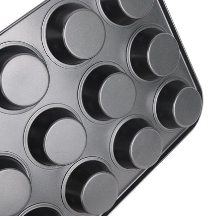 2pcs 12 Holes Round Cake Mould Baking Pan for DIY Cake Making and Baking Tools