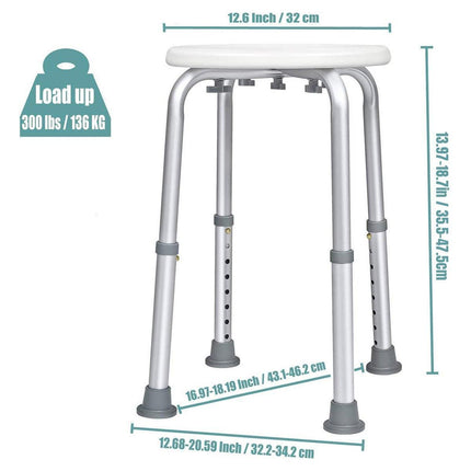 Non Slip Bath Chair Elderly Bathroom Stool Toilet Seat Secure Shower Bench
